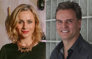 Amaya Forch y Amaro Gómez-Pablos celebraron a su hijo disfrazados