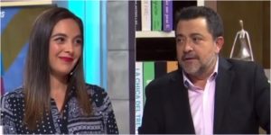 Critican a Leo Caprile por comentario sobre el cuerpo de Ángeles Araya en "Aquí somos todos"