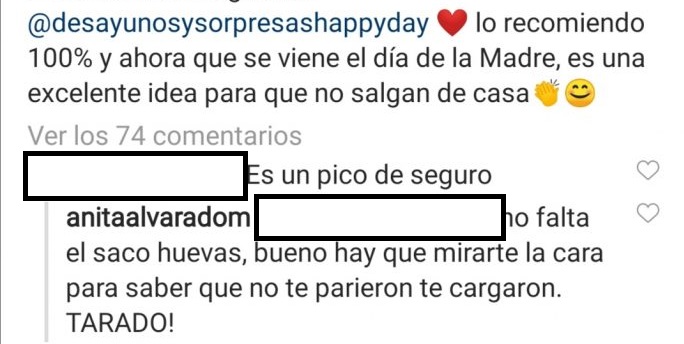 anita alvarado respondió a desubicado comentario