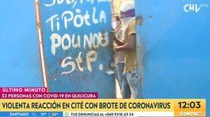 El tenso momento que vivió equipo de matinal de CHV en cité de Quilicura