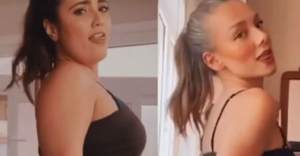 Modelo XL saca aplausos al recrear sensual baile viral de Ester Expósito