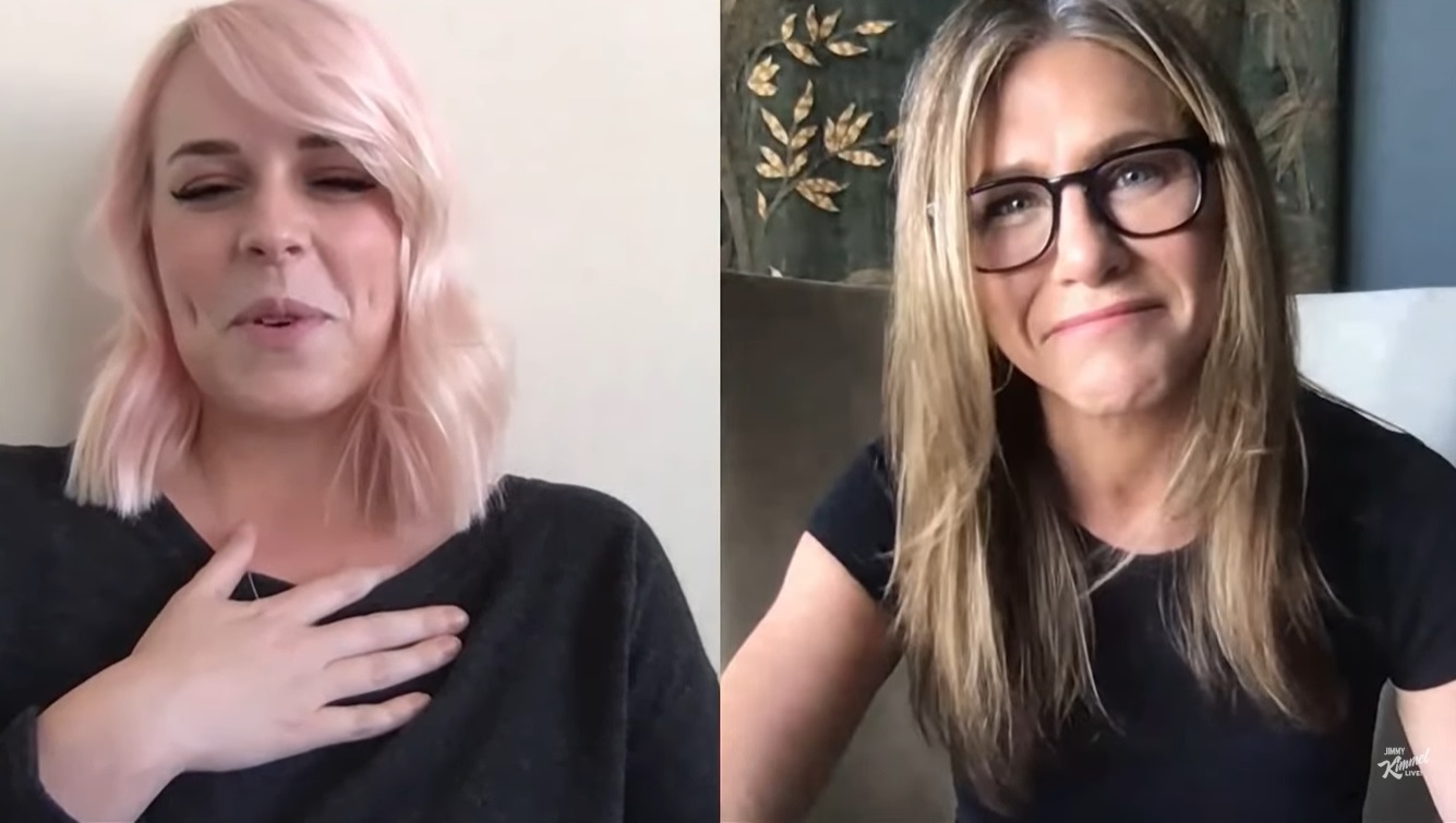 jennifer aniston sorprende a enfermera con coronavirus