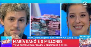 "La hora de jugar": Reacción de mujer que ganó $8 millones emocionó a Cote Quintanilla y Joaquín Méndez