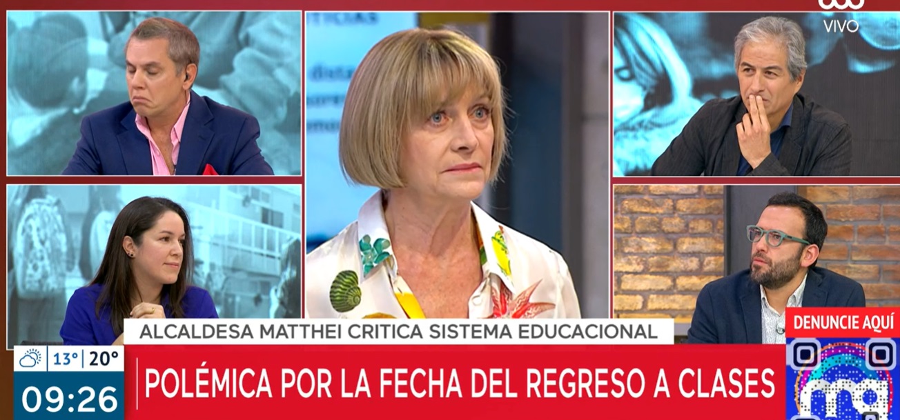 matthei causó polémica con sus dichos sobre sueldos de profesores
