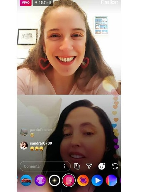 chiqui y alison en redes