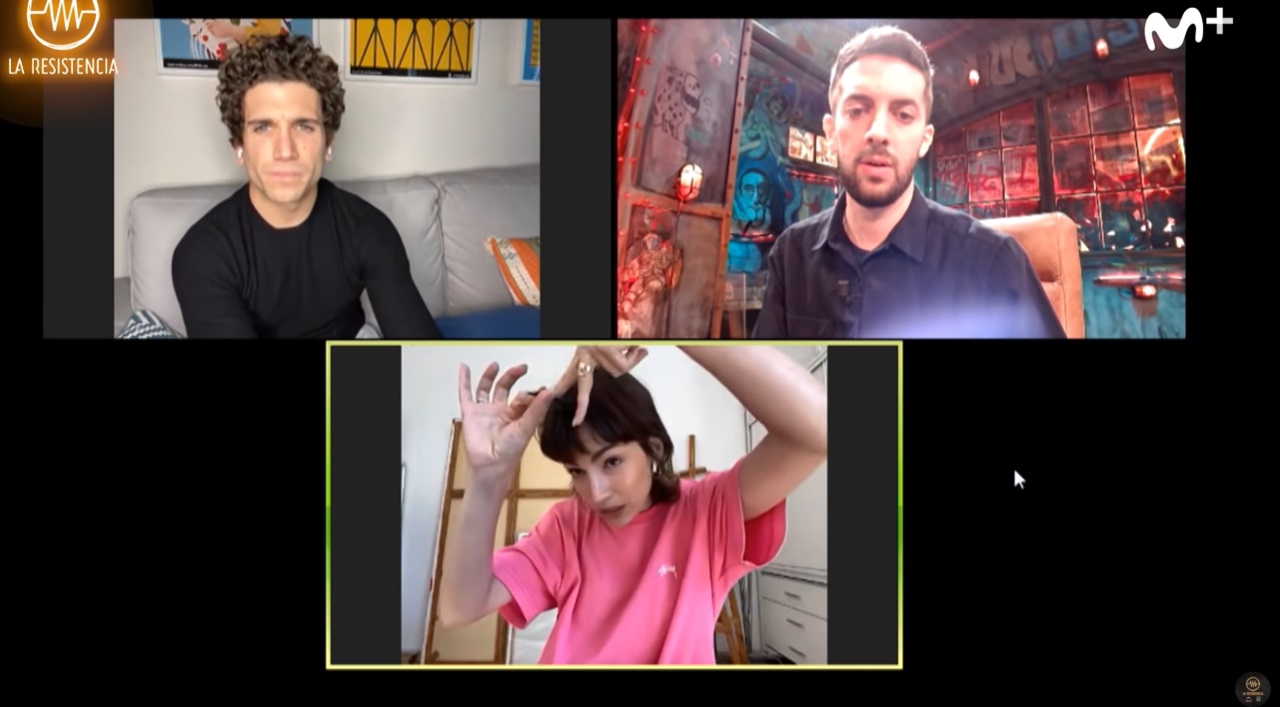 úrsula mostró cómo se corta el pelo en cuarentena 