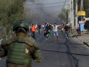 Protesta en El Bosque: Vecinos reclaman falta de ayuda de autoridades