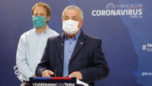 Ministerio de Salud anuncia 3.536 casos nuevos en Chile