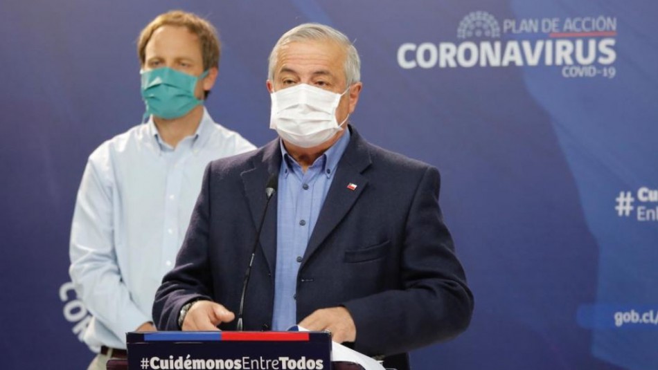 Ministerio de Salud anuncia 3.536 casos nuevos en Chile