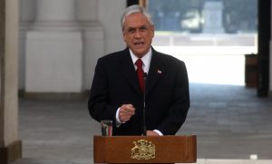 Piñera anunció entrega de canastas de alimentos para este fin de semana