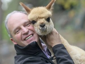 Alfredo Ugarte adoptó una alpaca y hasta le creó una cuenta en Instagram
