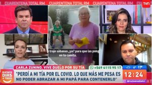 Carla Zunino habló del fallecimiento de su tía por Covid-19: 'Ella decía que quería partir'