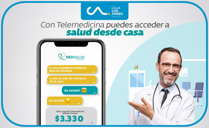 Conoce la nueva opción de Telemedicina de Caja Los Andes