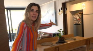 Carmen Zabala mostró su bello departamento y jardín en "La Divina Comida"