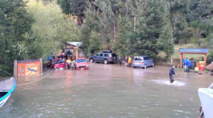 Palena: aluvión causa estragos y deja a una persona desaparecida