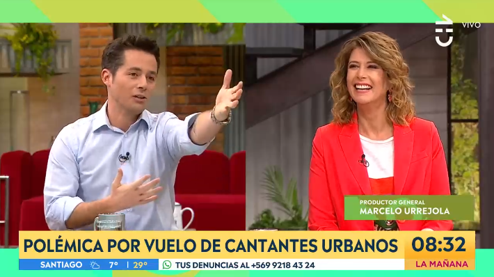 El coqueto comentario de Humberto Sichel a Maca Pizarro en "Contigo en la mañana"