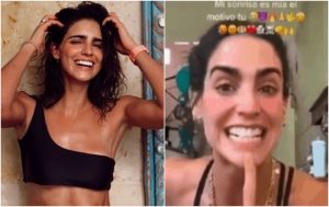 Actriz se cae por las escaleras mientras transmitía en vivo clase fitness