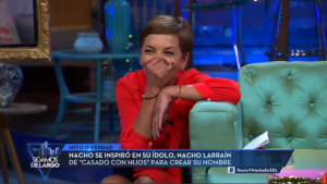 Fran García-Huidobro y su ataque de risa al conocer nombre de Nacho Pop