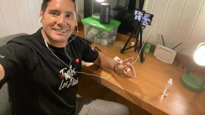 Pancho Saavedra presentó al nuevo integrante de su familia