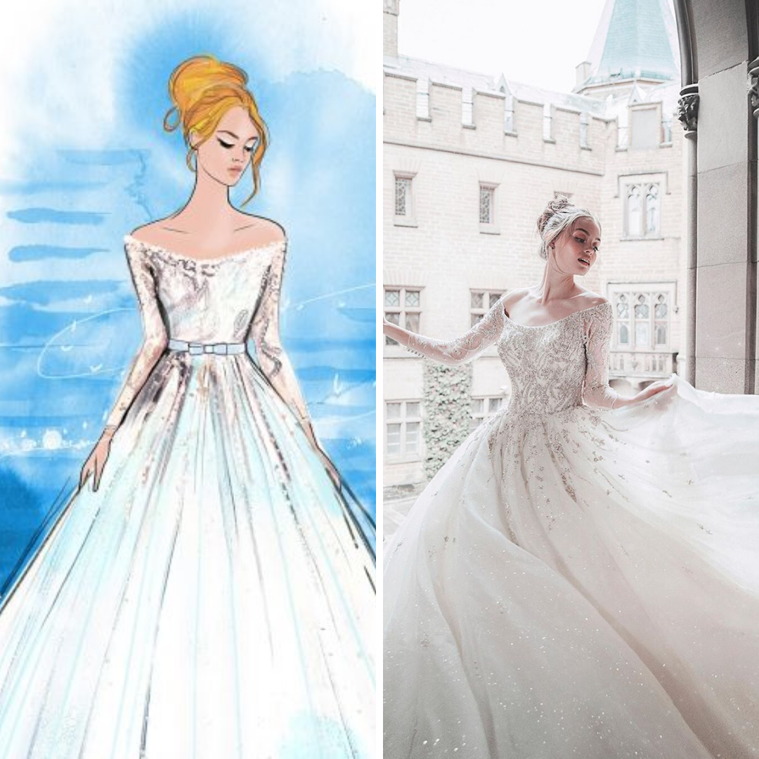 Disney lanza línea de vestidos de novia inspirados en sus princesas
