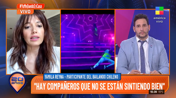 yamila reyna habla de la suspensión de bailando 