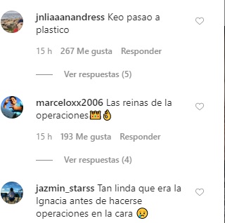 duros comentarios que recibió Nacha y Ura Janssen