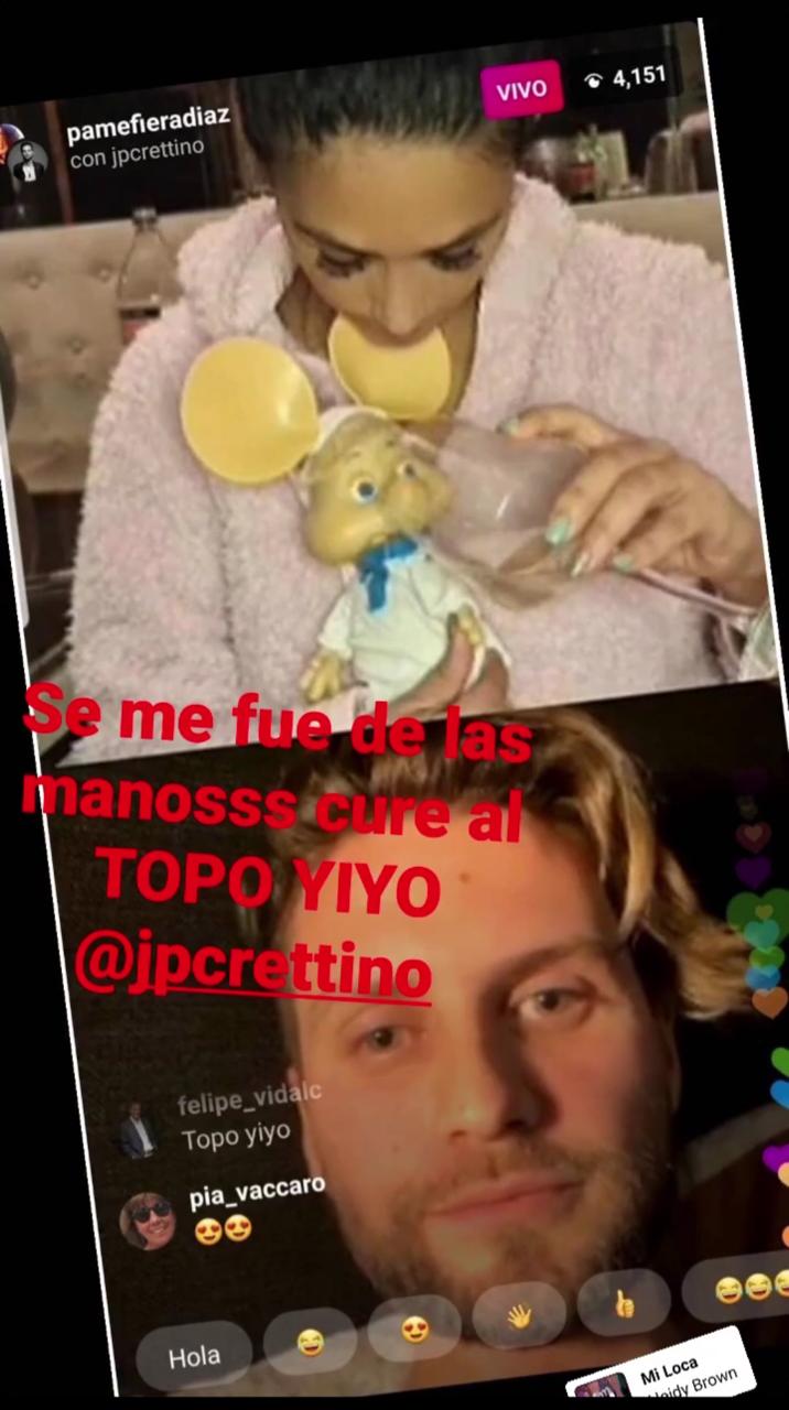 transmisión de jean philippe y pamela y aclararon si eran pololos o no