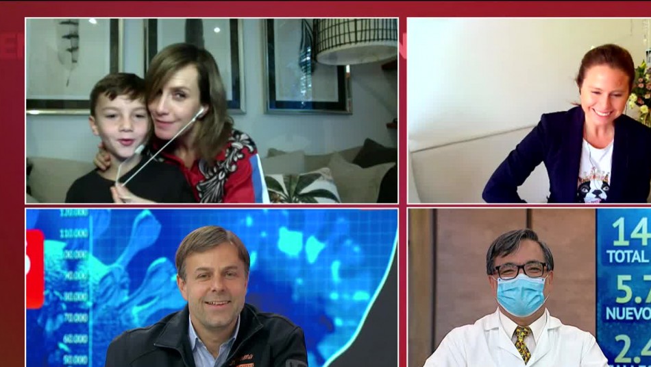 Hijo de Diana Bolocco se robó las miradas al despedir edición de "Mucho Gusto" junto a su mamá