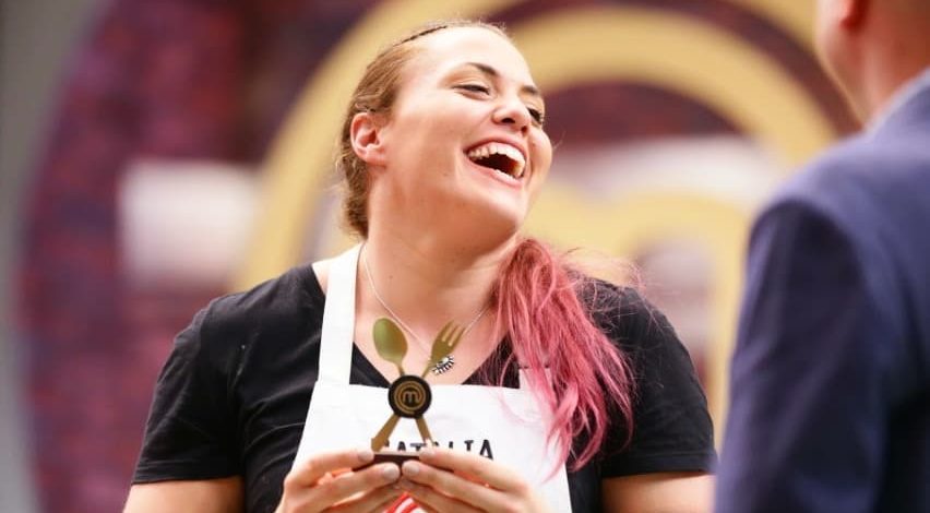 Natalia Duco rompió el premio que le otorga inmunidad total en "MasterChef Celebrity"