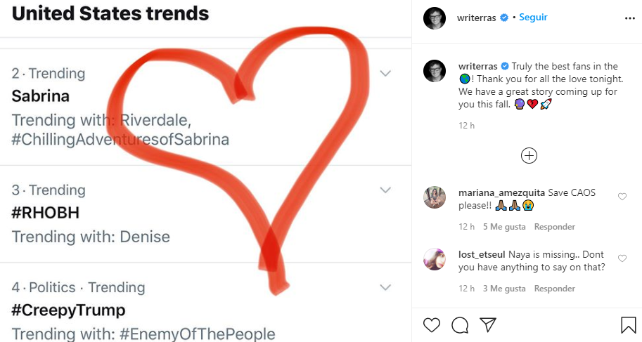 el mundo oculto de sabrina es cancelado