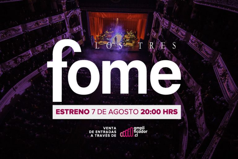Revive el cierre de la gira "Fome" de Los Tres en el Teatro Municipal