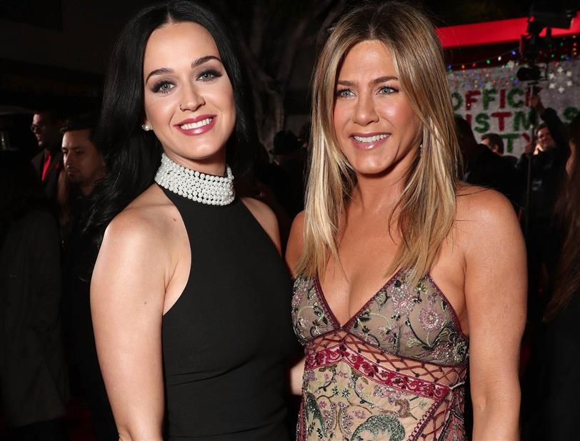 Jennifer Aniston no pudo con las lágrimas al saber que sería madrina del bebé de Katy Perry y Orlando Bloom