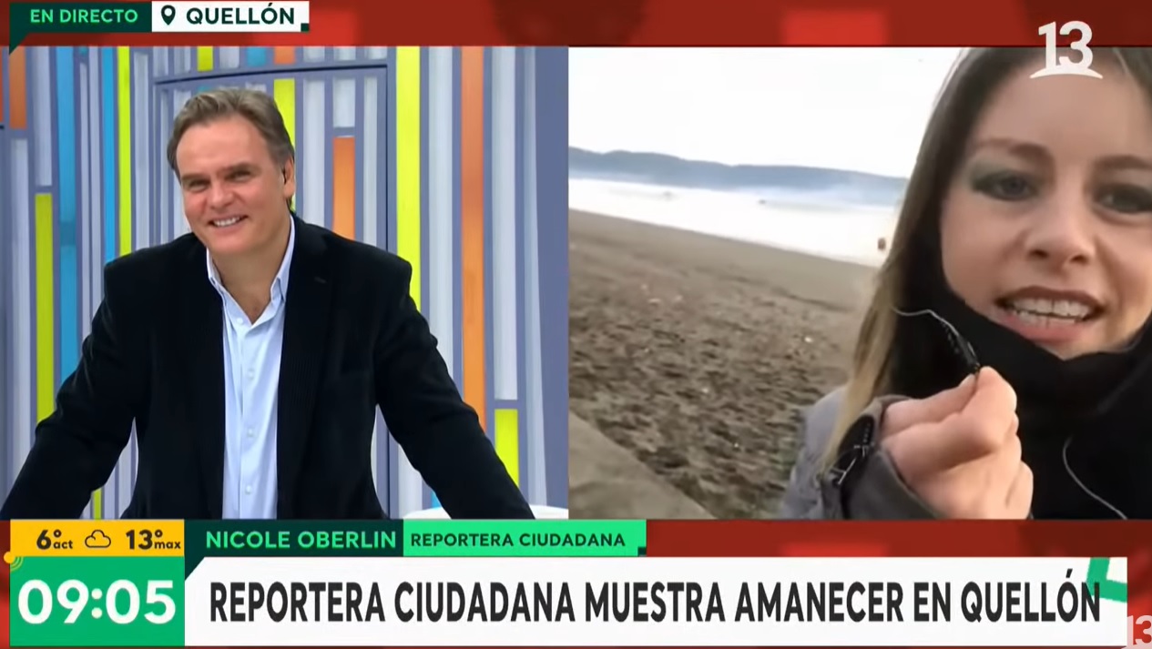 Reportera ciudadana de Quellón se lució en "Bienvenidos" imitando a Shakira