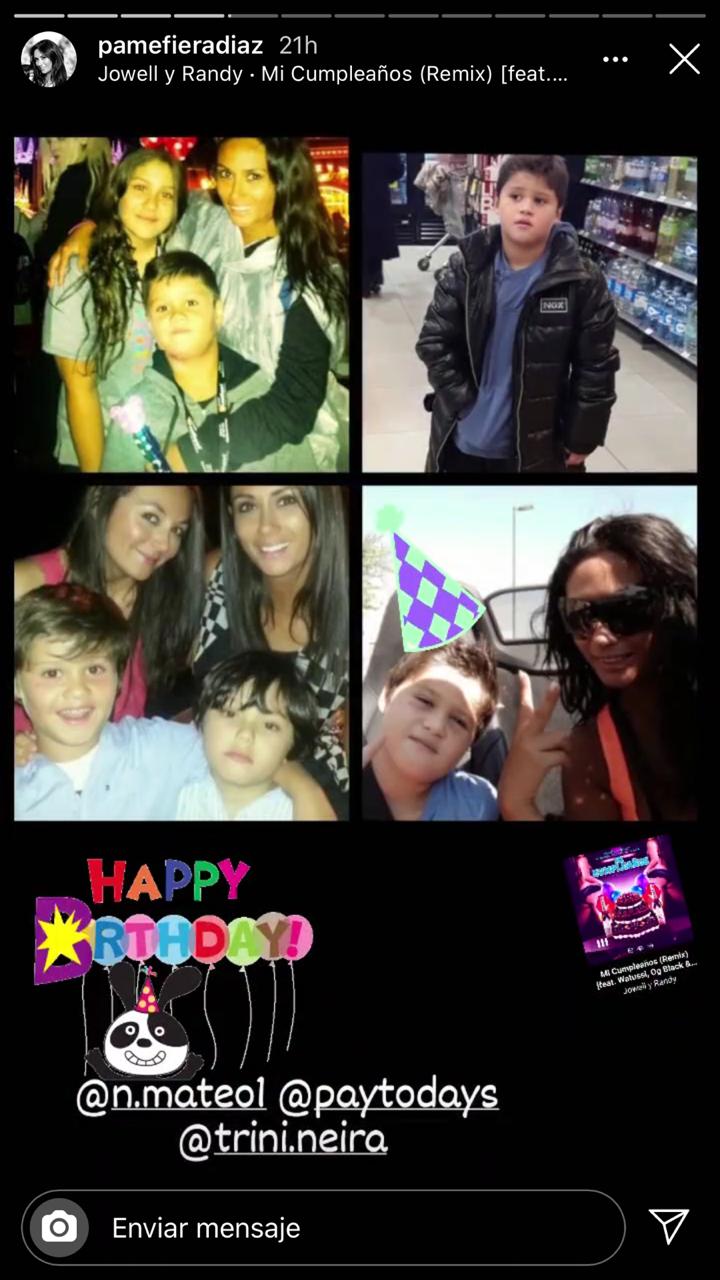 pamela díaz y el mensaje a su hijo mateo 