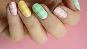 Gingham Nails: Así es la manicure que arrasa en Instagram