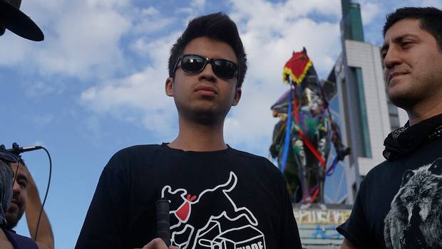 Gustavo Gatica publica homenaje en aniversario del estallido social