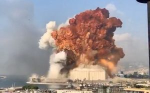 Los impactantes registros que dejó la explosión en Beirut