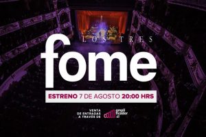 Los Tres transmiten en línea el show final de la gira "Fome" en el Teatro Municipal