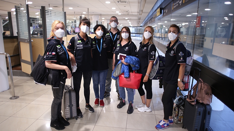 Médicos italianos llegan a Chile para ayudar con la pandemia