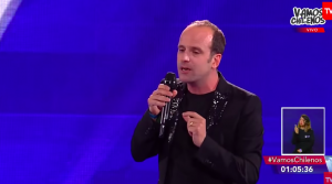 Stefan Kramer presentó una rutina especial en “Vamos Chilenos”