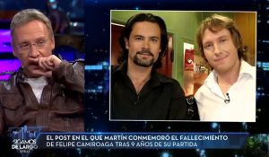 Martín Cárcamo reveló su última conversación con Felipe Camiroaga