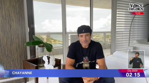Chayanne apareció con mensaje sorpresa en "Vamos Chilenos"