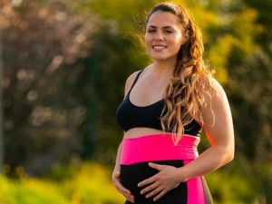 Natalia Duco mostró cómo entrena durante su embarazo