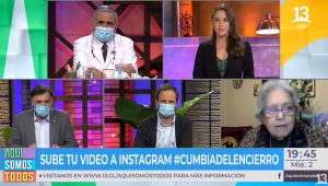 El ejemplo del Dr. Ugarte para usar bien la mascarilla que generó risas en 'Aquí somos todos'