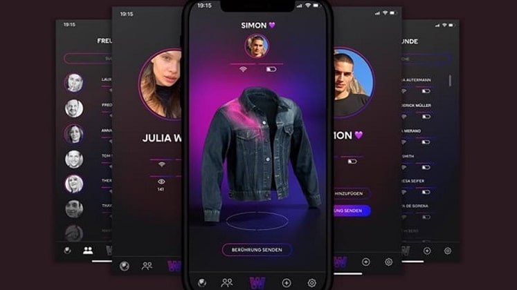 chaqueta 'wearable love' 