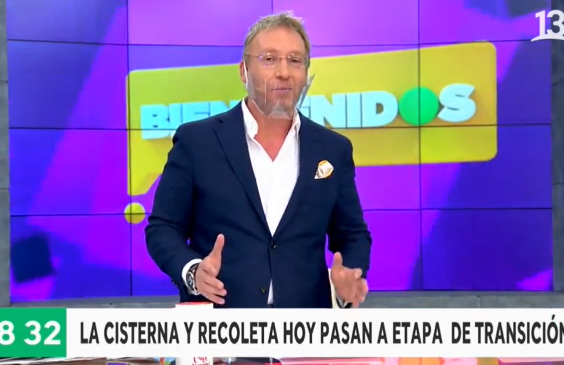 martín cárcamo vuelve al matinal "bienvenidos"