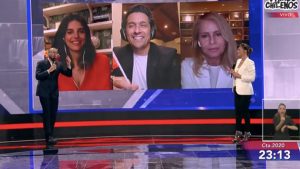 Tonka Tomicic se robó las miradas de televidentes en 'Vamos chilenos' con singular prenda de vestir