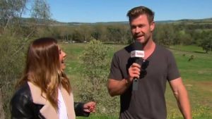 Chris Hemsworth se coló en reporte del tiempo y sorprendió a todos
