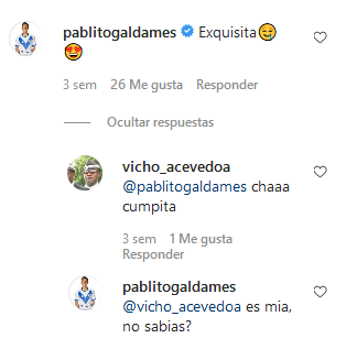 vesta lugg y pablo galdames relacion