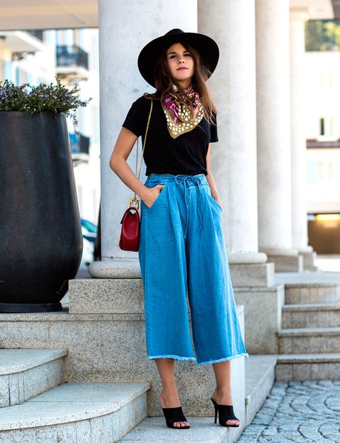 Jeans culotte marcan tendencia este 2020.